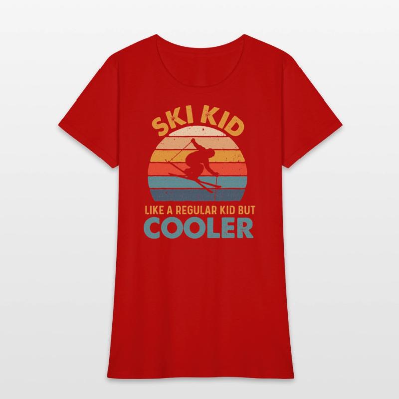 Ski Kid Like A Regular Kid But Cooler Skiing Lover