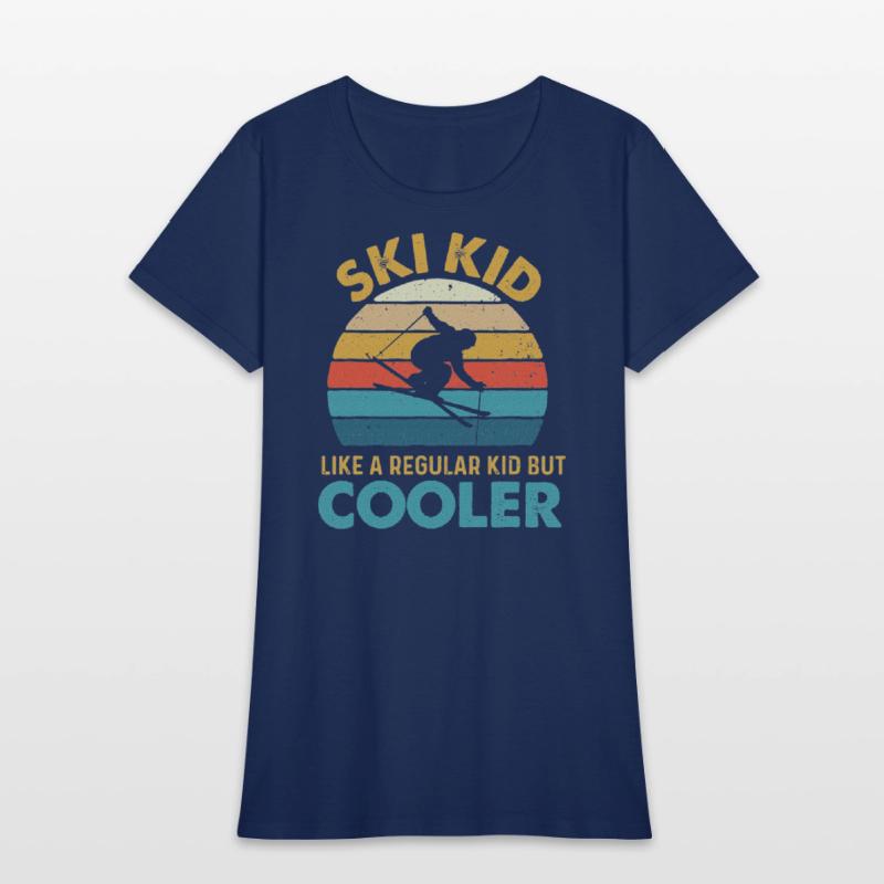 Ski Kid Like A Regular Kid But Cooler Skiing Lover
