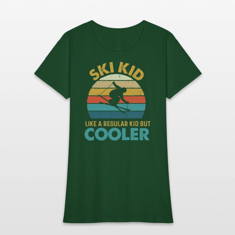 Ski Kid Like A Regular Kid But Cooler Skiing Lover