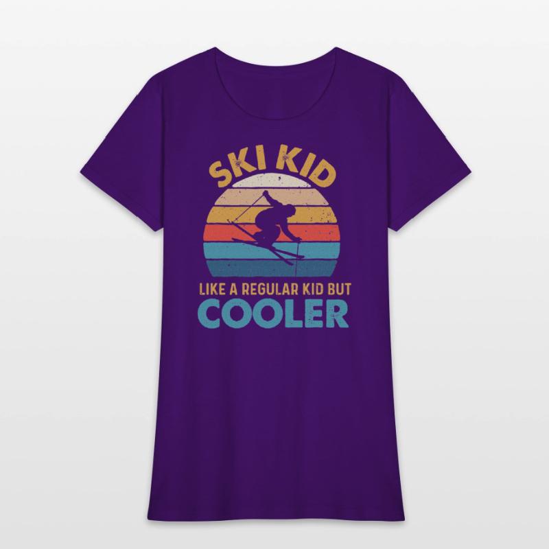Ski Kid Like A Regular Kid But Cooler Skiing Lover
