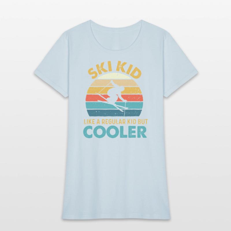 Ski Kid Like A Regular Kid But Cooler Skiing Lover
