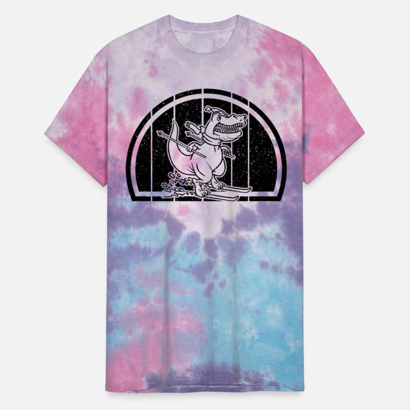 Skier Dino Ski Skiing Dino - Mountain Skiing Dinos