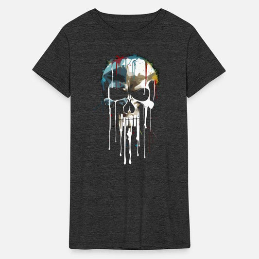 Skull Skull Death Dripping Painting