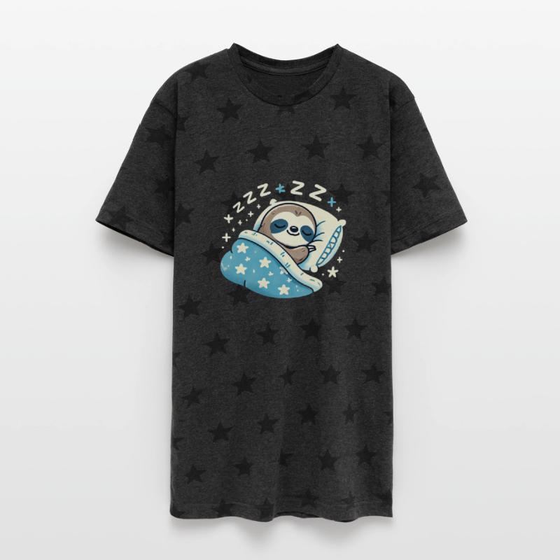 Sloth Sleeping In Bed At Night Time