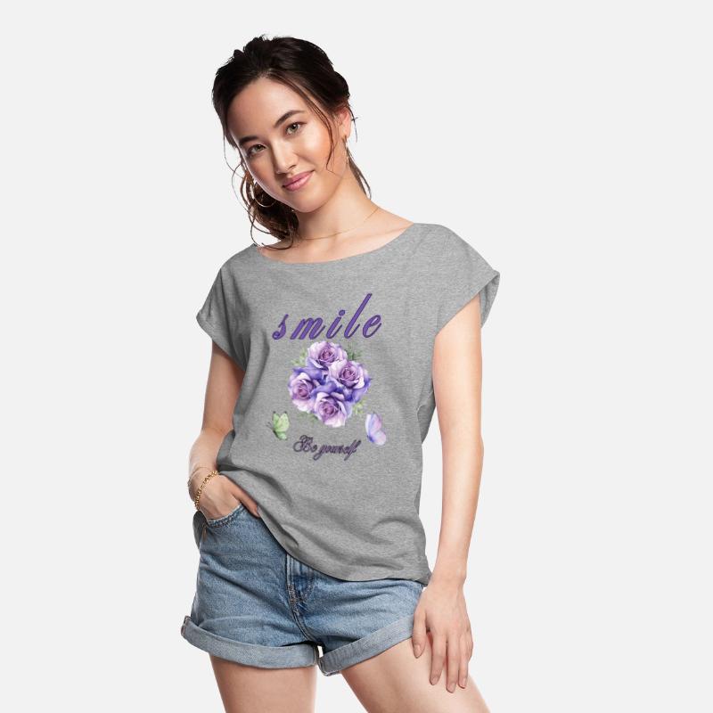 Smile – Be Yourself Rose T-Shirt