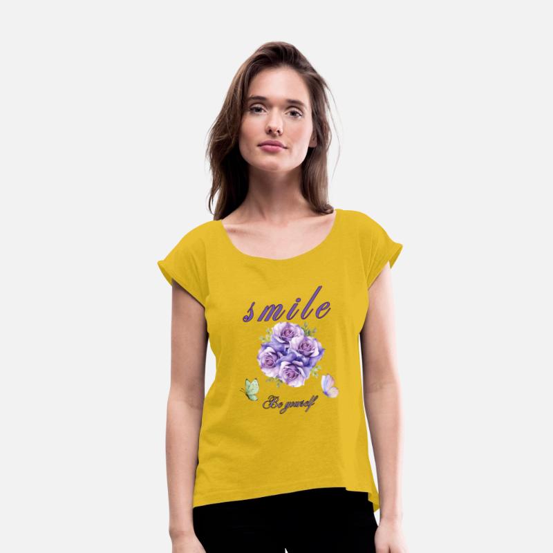 Smile – Be Yourself Rose T-Shirt