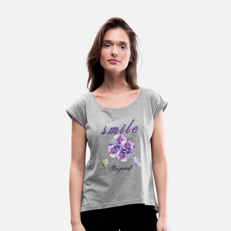 Smile – Be Yourself Rose T-Shirt