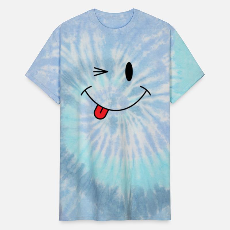 smile wink tongue out