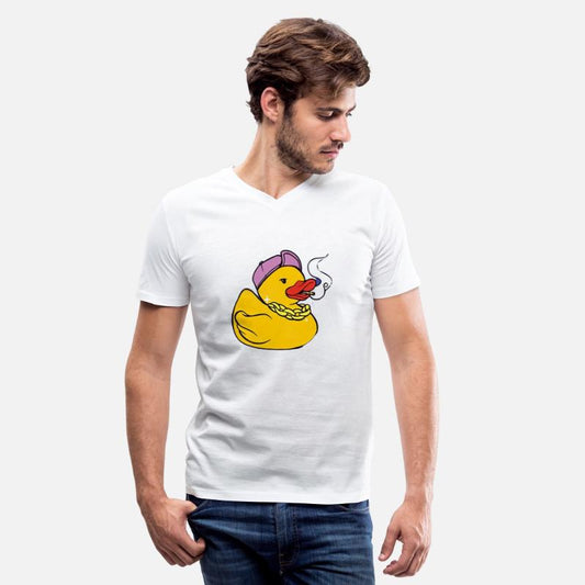 Smoking Floatly Yellow Duck with Cap