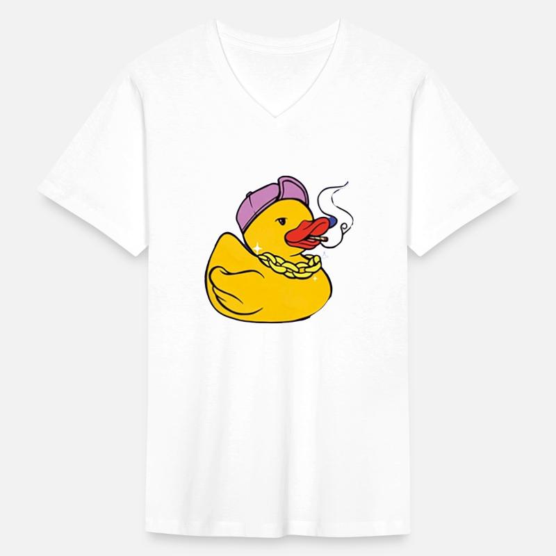 Smoking Floatly Yellow Duck with Cap