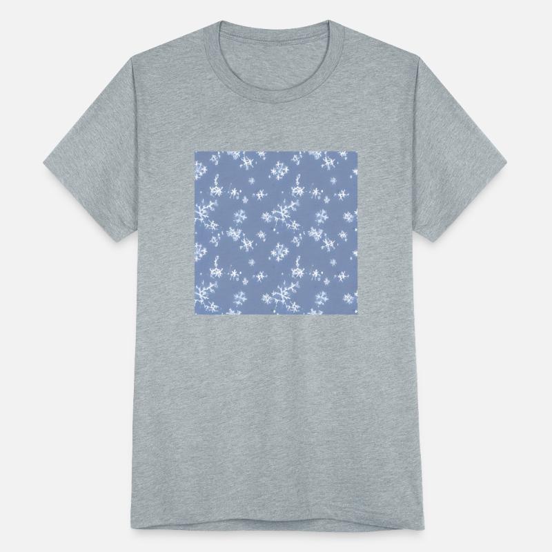 Snow pattern on a blue background