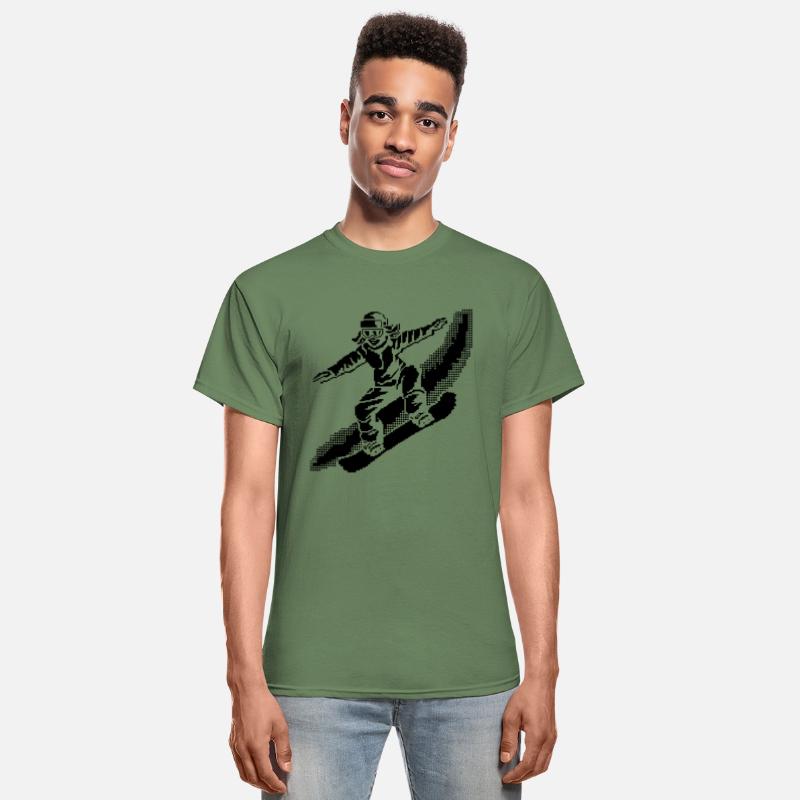 Snowboarder Pixel Art