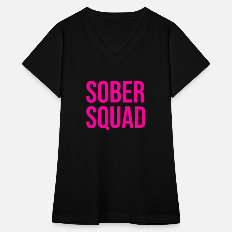 Sober Squad pink lettering solid