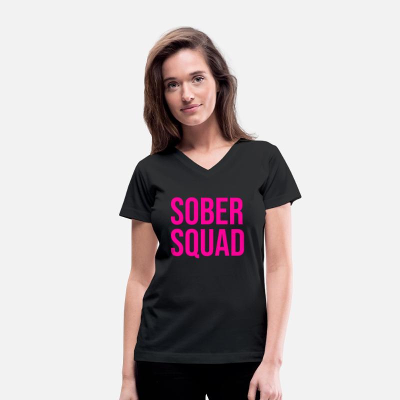 Sober Squad pink lettering solid