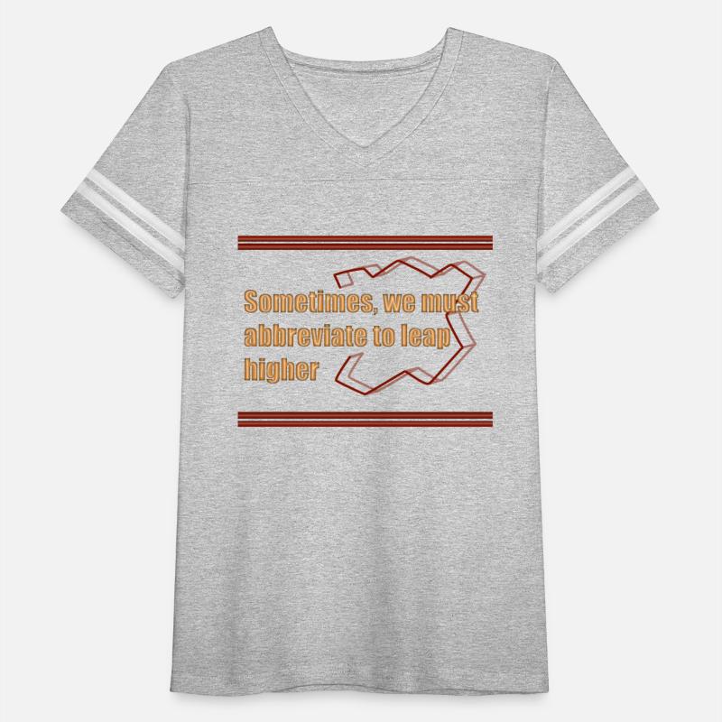 some times, we must abbreviate to leap higher