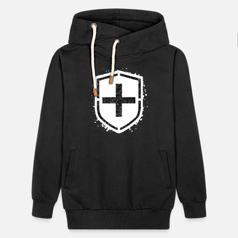 Sponge stencil Cross inside shild