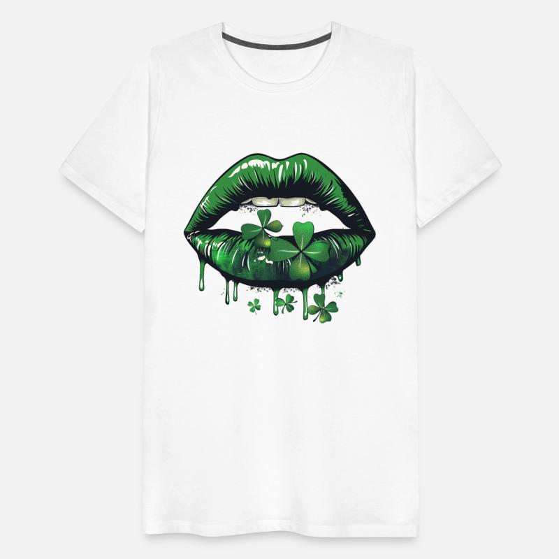 St Patrick Irish Green Lips