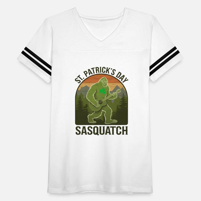 St Patricks Day Bigfoot Sasquatch Shamrock