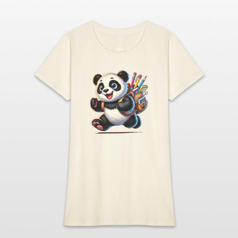Start of school with a panda: Panda for school