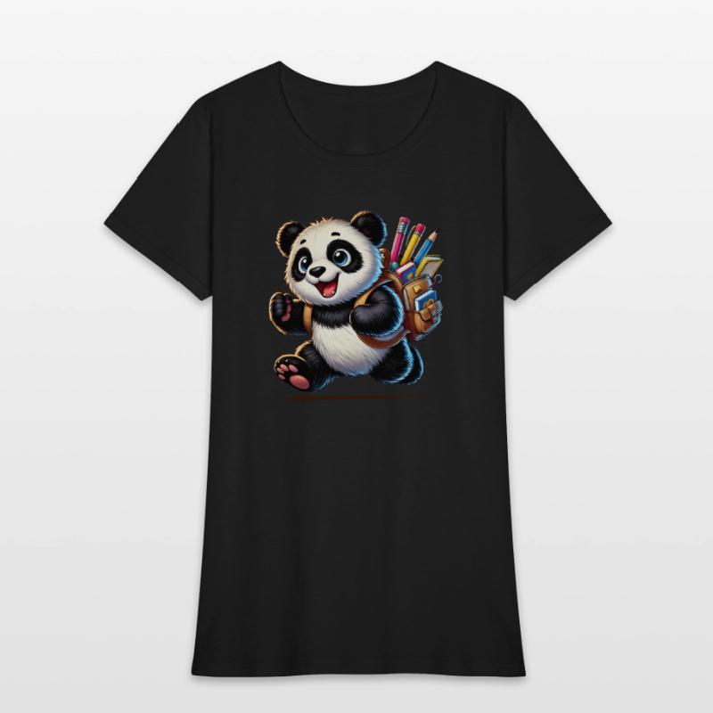 Start of school with a panda: Panda for school
