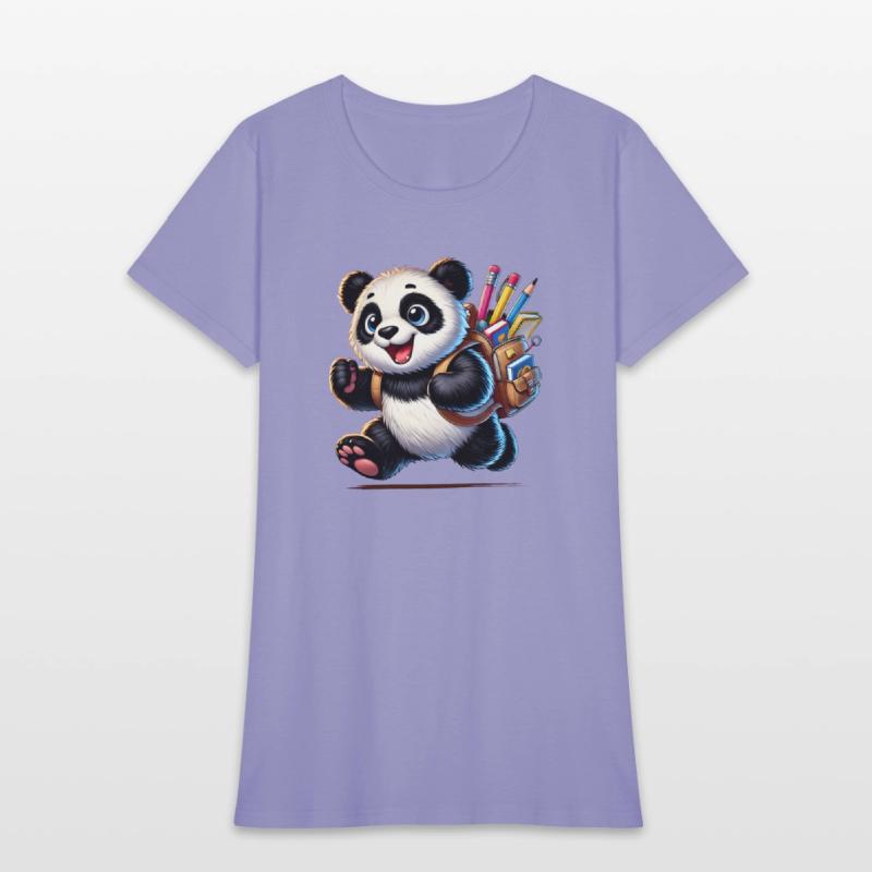 Start of school with a panda: Panda for school