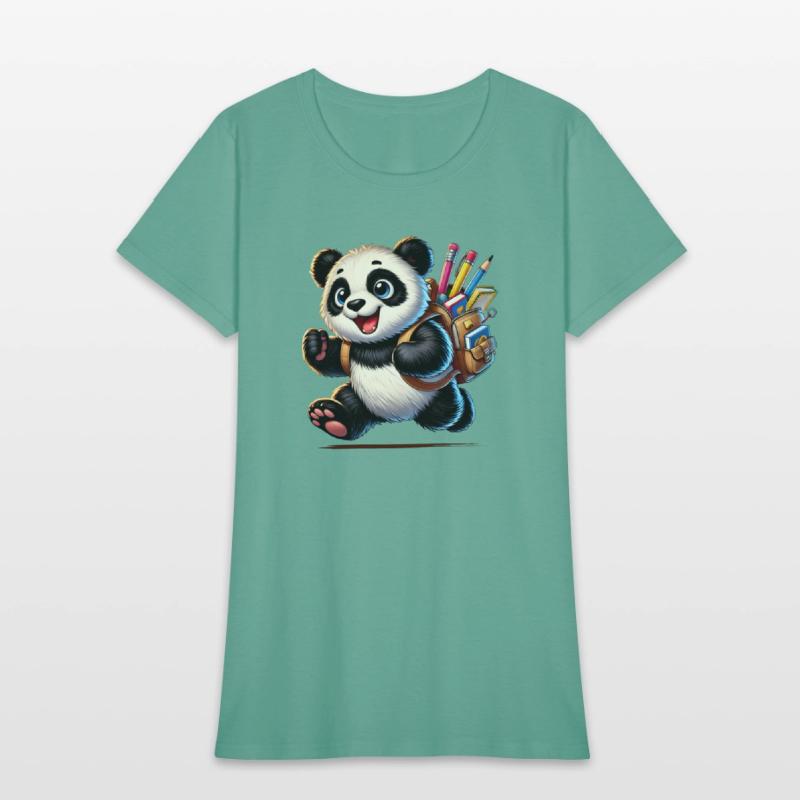 Start of school with a panda: Panda for school