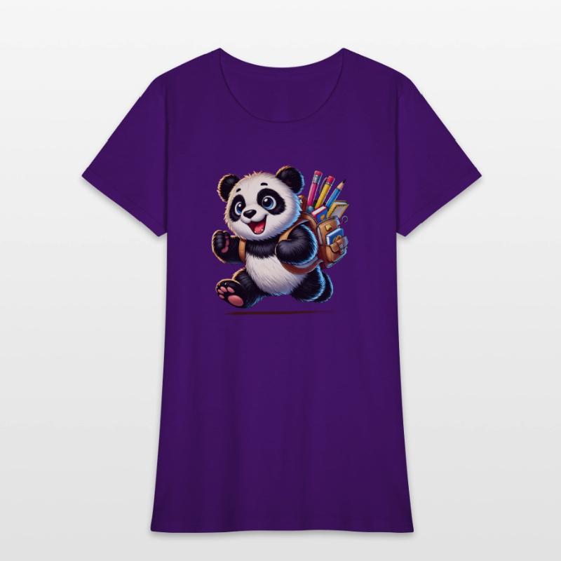 Start of school with a panda: Panda for school