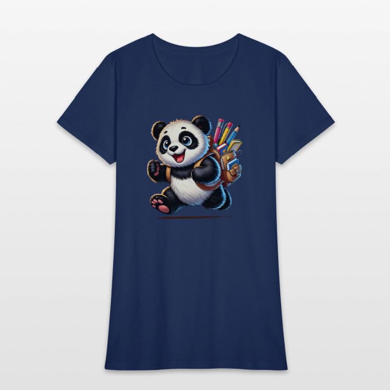 Start of school with a panda: Panda for school