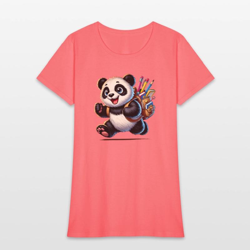 Start of school with a panda: Panda for school