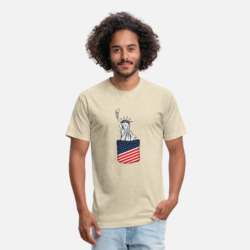 Statue Of Liberty Pocket 4th Of July Patriotic Ame