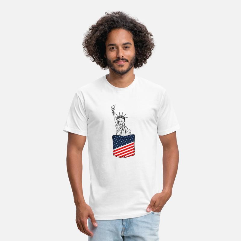 Statue Of Liberty Pocket 4th Of July Patriotic Ame