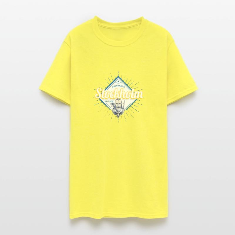 Stockholm Capital Of Sweden Viking Retro Vintage