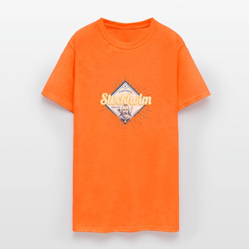 Stockholm Capital Of Sweden Viking Retro Vintage