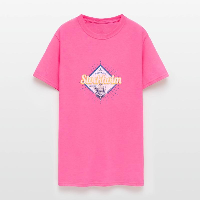 Stockholm Capital Of Sweden Viking Retro Vintage