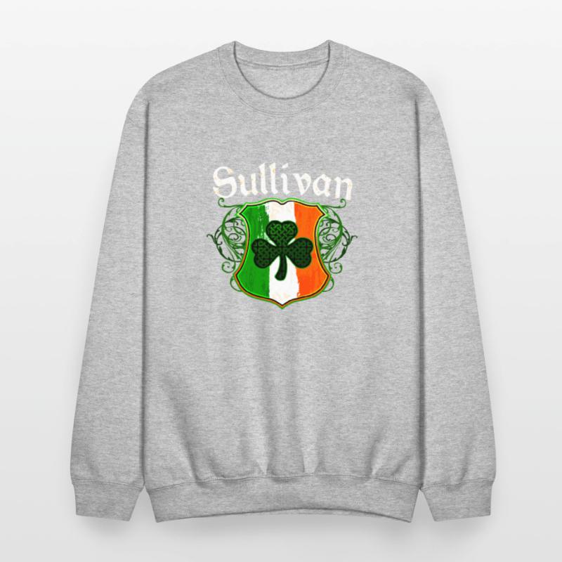 Sullivan Irish Surname Ireland Flag Shamrock