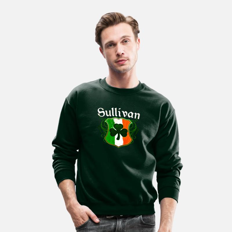 Sullivan Irish Surname Ireland Flag Shamrock