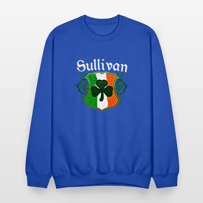 Sullivan Irish Surname Ireland Flag Shamrock