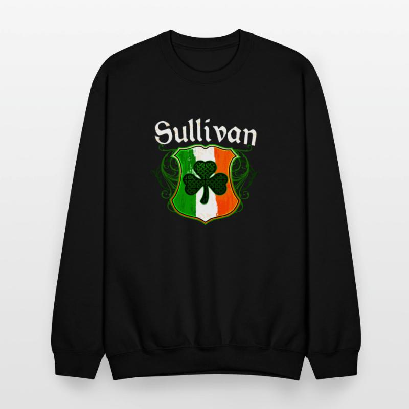 Sullivan Irish Surname Ireland Flag Shamrock