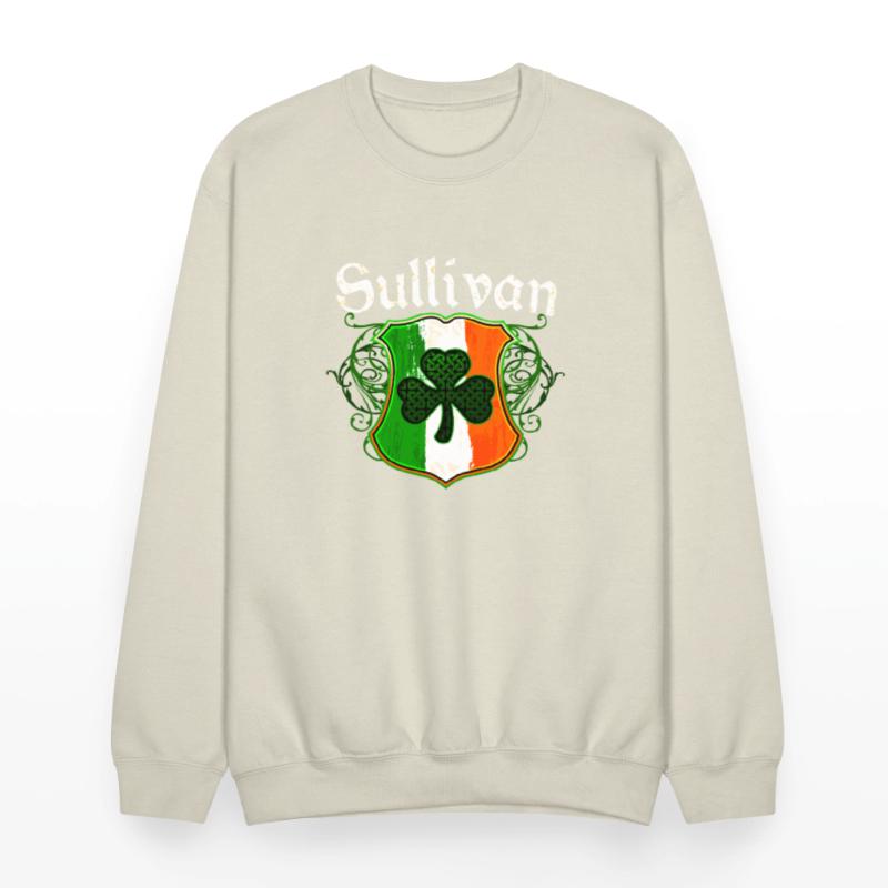 Sullivan Irish Surname Ireland Flag Shamrock