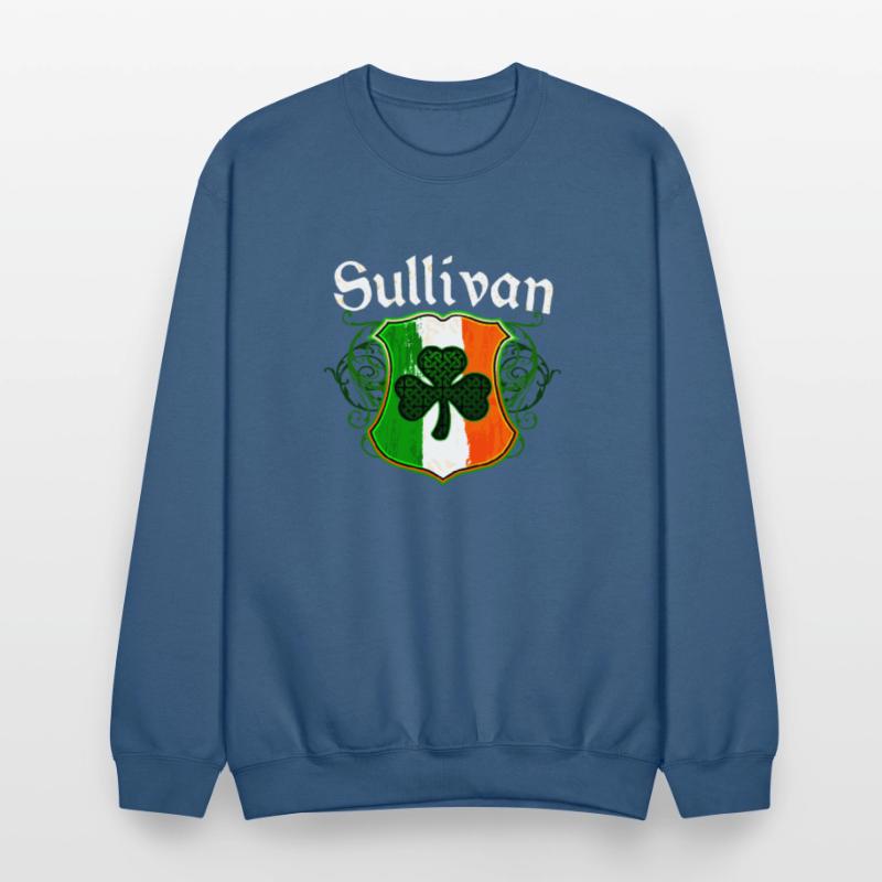 Sullivan Irish Surname Ireland Flag Shamrock