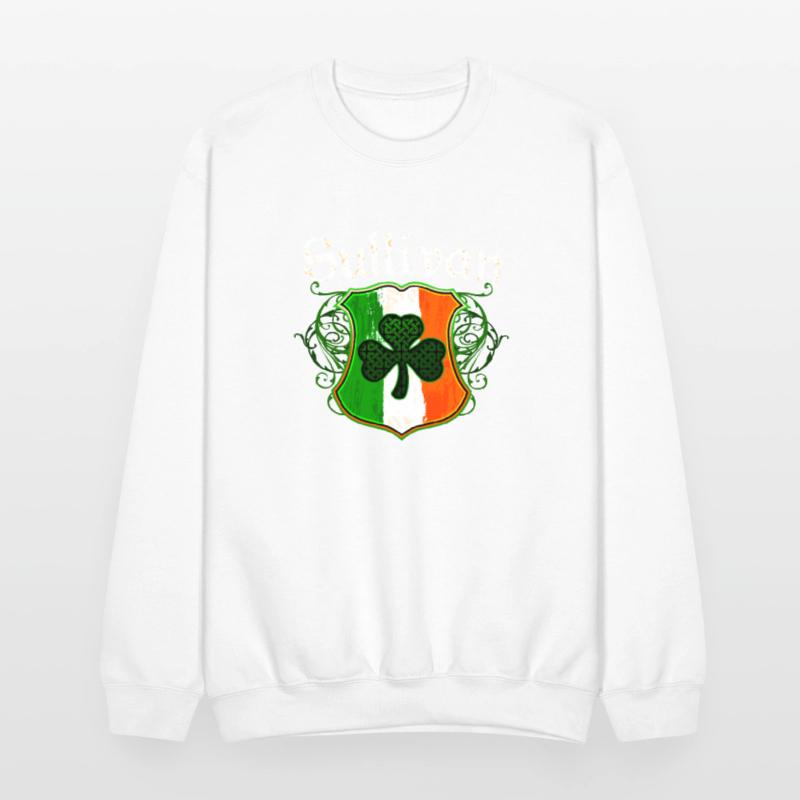 Sullivan Irish Surname Ireland Flag Shamrock