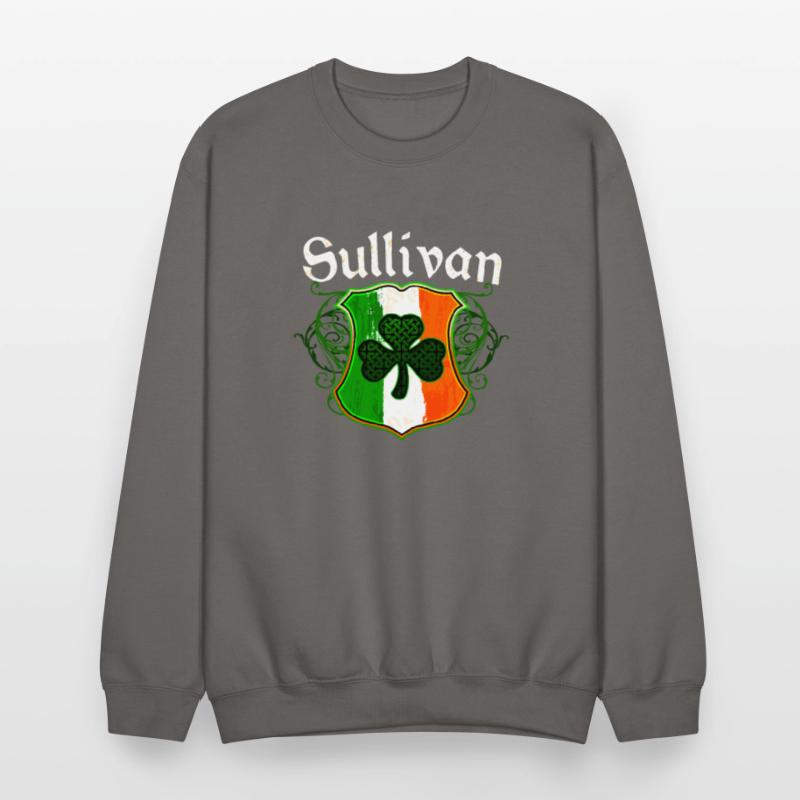 Sullivan Irish Surname Ireland Flag Shamrock