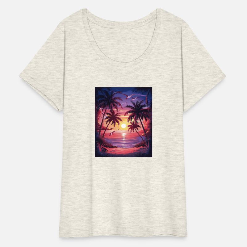 summer beach "Tropical Twilight Serenity"