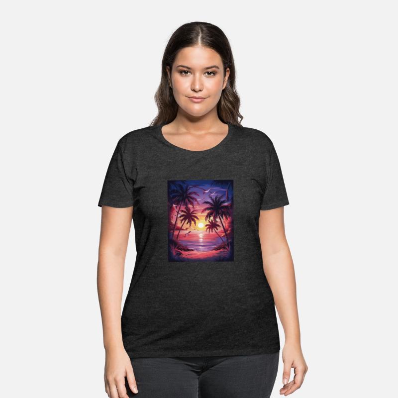 summer beach "Tropical Twilight Serenity"