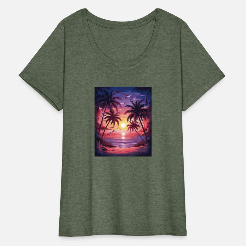 summer beach "Tropical Twilight Serenity"