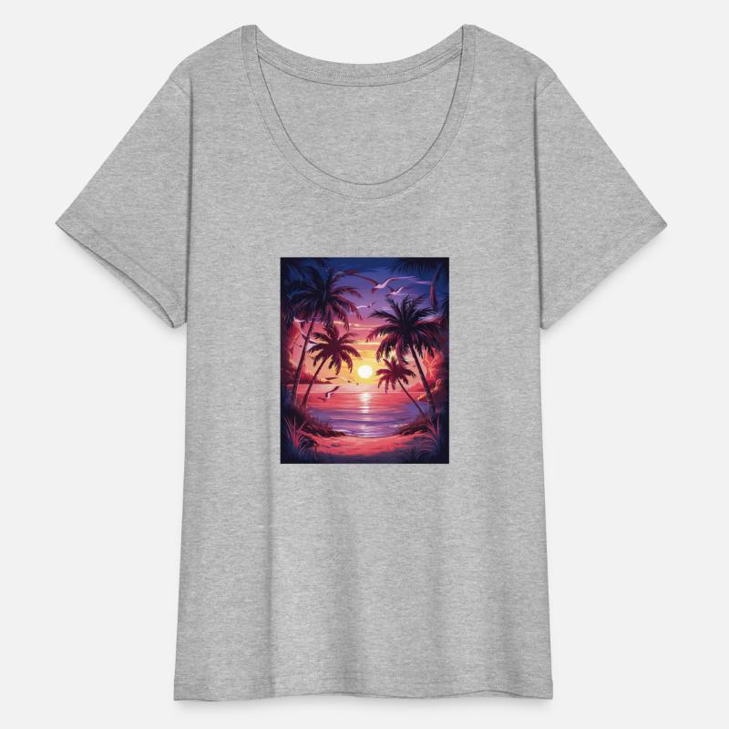 summer beach "Tropical Twilight Serenity"