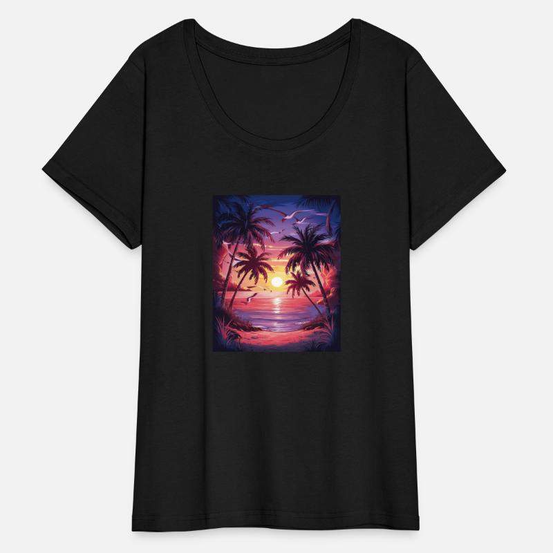 summer beach "Tropical Twilight Serenity"