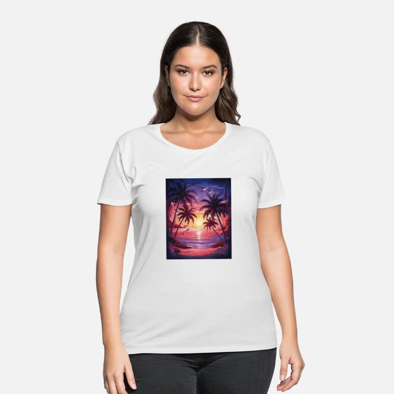 summer beach "Tropical Twilight Serenity"