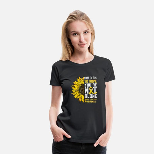 Sunflower Hope Suicide Prevention Yellow Ribbon