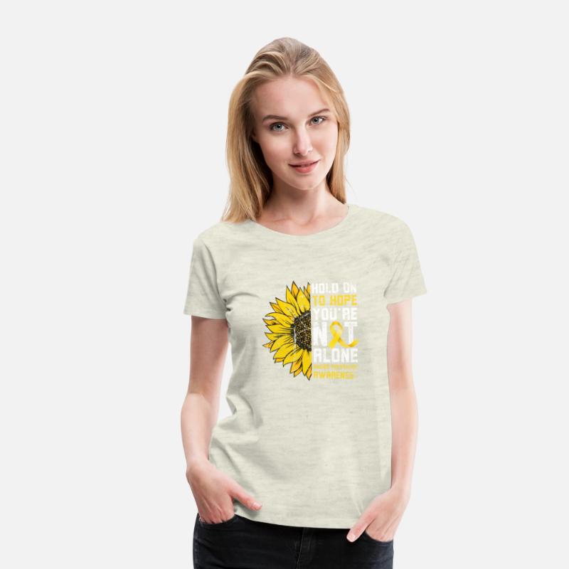 Sunflower Hope Suicide Prevention Yellow Ribbon